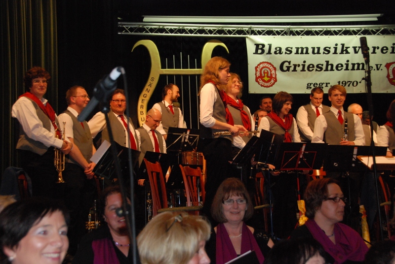 20.03.2010: Blech trifft Stimme - 3. Konzert mit dem Blasmusikverein